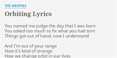 orbiting lyrics